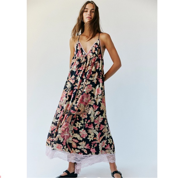NWT Free People Primmy Printed Midi Dress - Picture 5 of 8